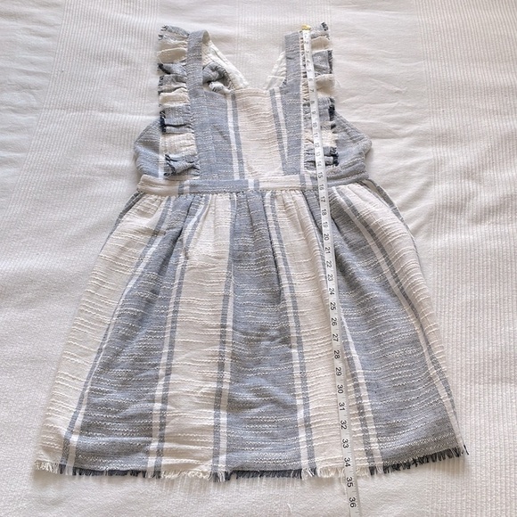 ANTHROPOLOGIE dRA Malibu Blue and White Apron Dress Size XS - Picture 10 of 10